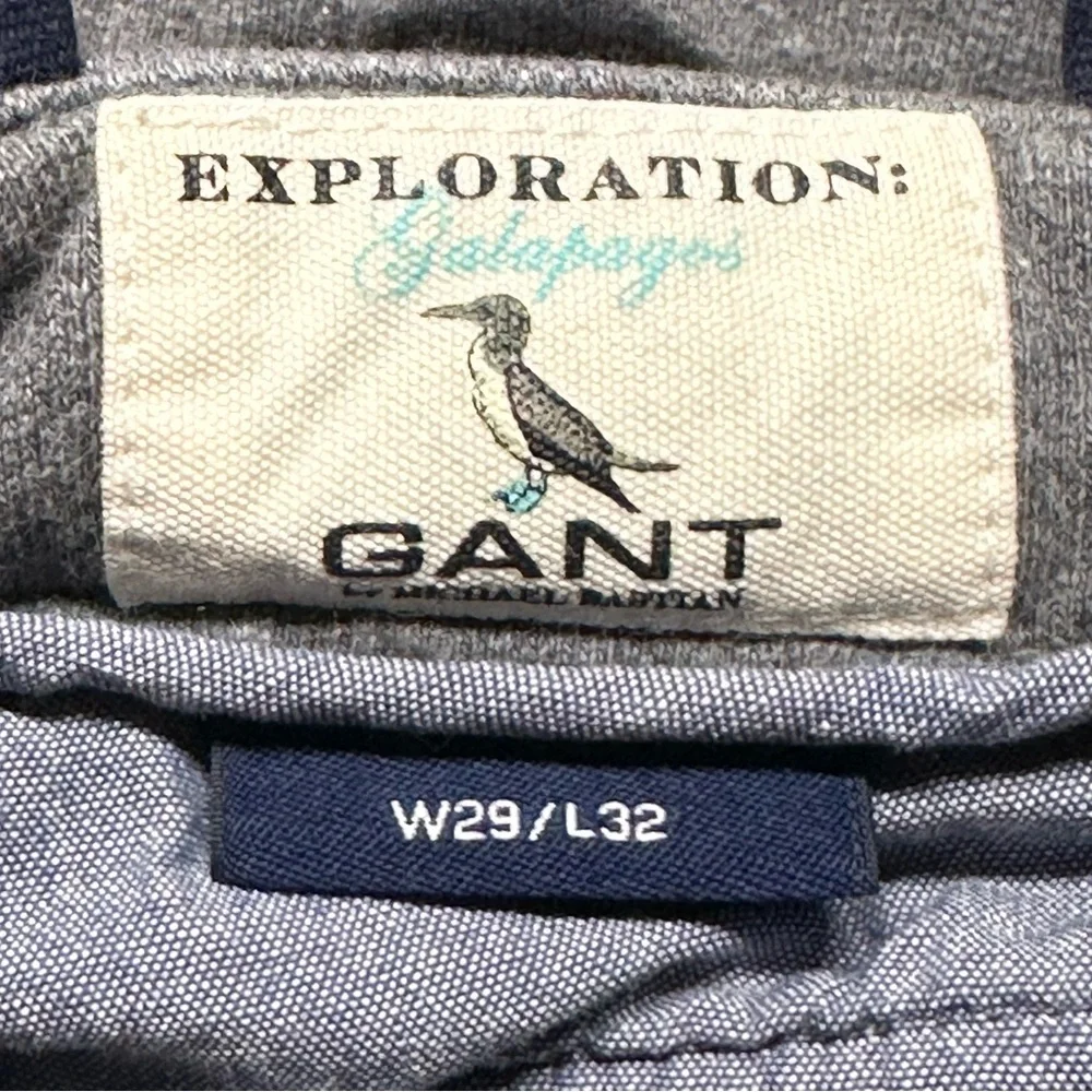 Gant x Michael Bastain Exploration Galapagos Gray Cargo Pants 28x32